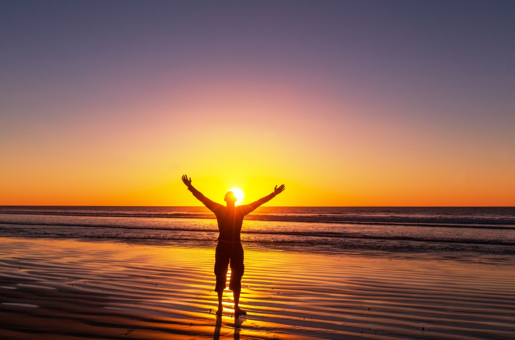 Man on the beach