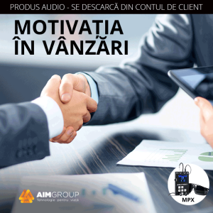 MOTIVAȚIA ÎN VÂNZĂRI (MINDSYNERGY)