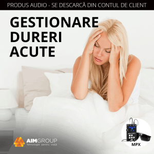 GESTIONARE DURERI ACUTE (MINDSYNERGY)
